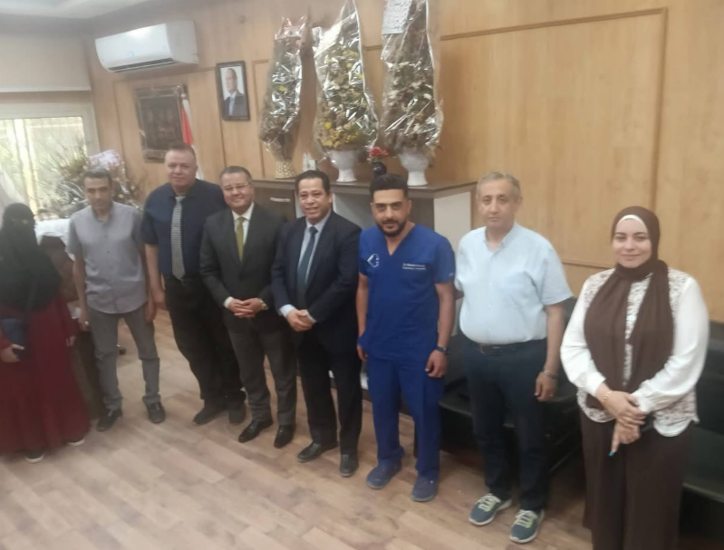زيارة أ.د.عمرو الدخاخنى لمستشفى بنها التعليمى