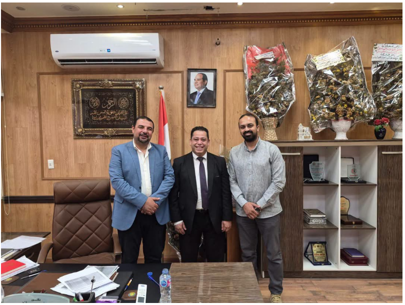 التعاون بين التأمين الصحى والهلال الأحمر بالقليوبيه ومستشفى بنها التعليمى لخدمة مواطنى القليوبية